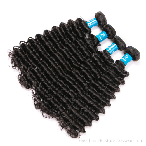 10a 11a 12a Grade Mink Brazilian and Peruvian Human Hair Deep Wave Bundles with Closure from Brazil in Mozambique